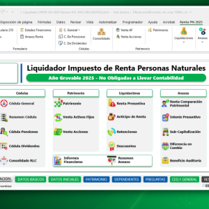 Liquidador Renta Personas Naturales 2026