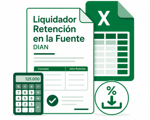 Liquidador Retención en la Fuente DIAN 2024