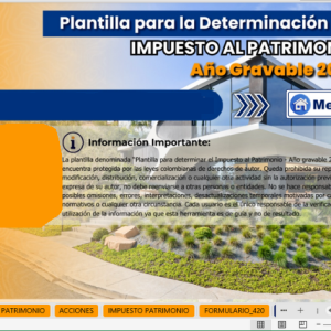 Liquidador Impuesto al Patrimonio 2026