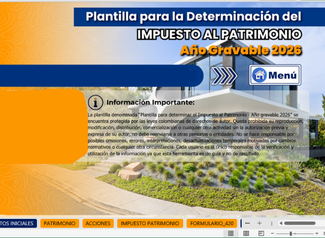 Liquidador Impuesto al Patrimonio 2026